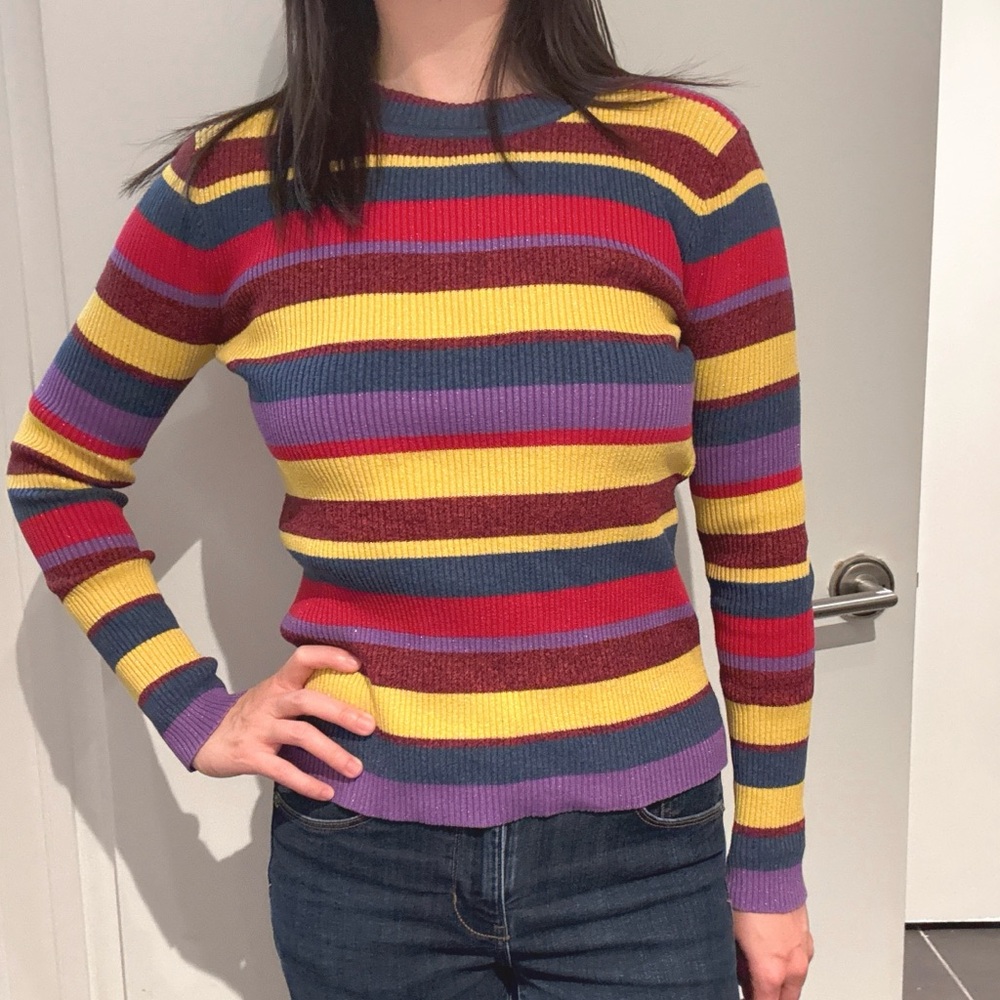 Hush Puppies Multicolor Striped Knit